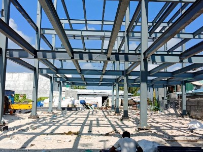 【天譜安鋼結構出口案例】——馬爾代夫多層鋼結構廠房項目